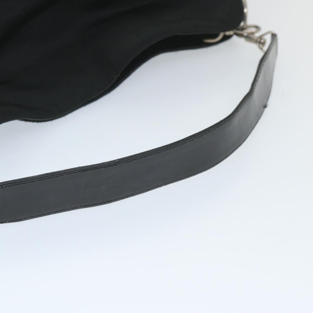 GUCCI Shoulder Bag Nylon Black 001 1998 1577 fm2876
