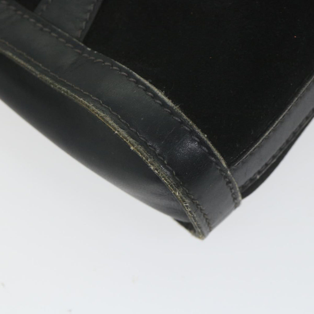 GUCCI Shoulder Bag Suede Black fm2881