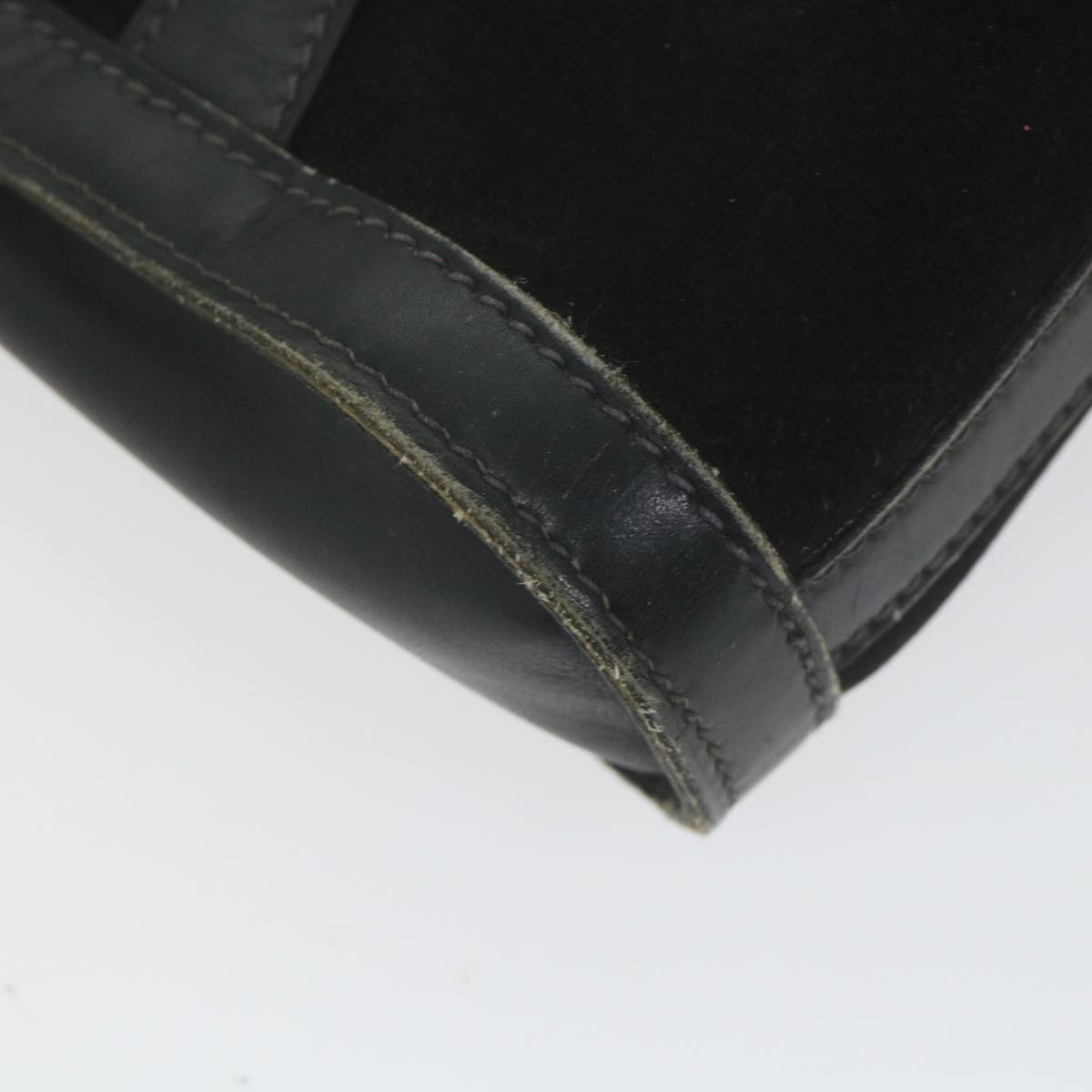 GUCCI Shoulder Bag Suede Black fm2881