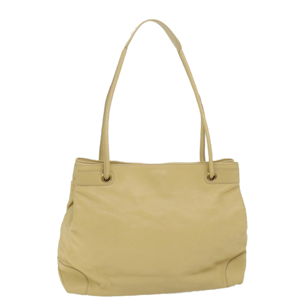GUCCI Shoulder Bag Leather Beige 002 3754 0301 fm2883