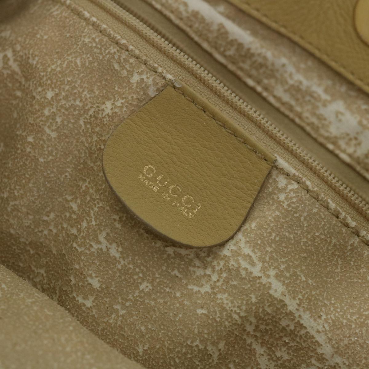 GUCCI Shoulder Bag Leather Beige 002 3754 0301 fm2883