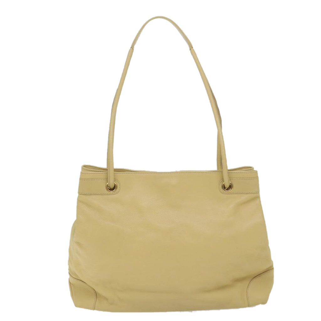 GUCCI Shoulder Bag Leather Beige 002 3754 0301 fm2883