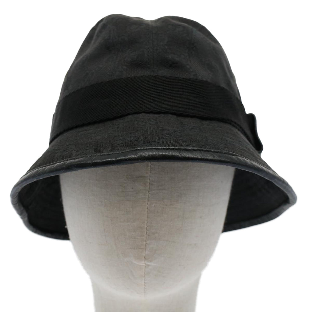 GUCCI GG Canvas Hat XL Black fm2899