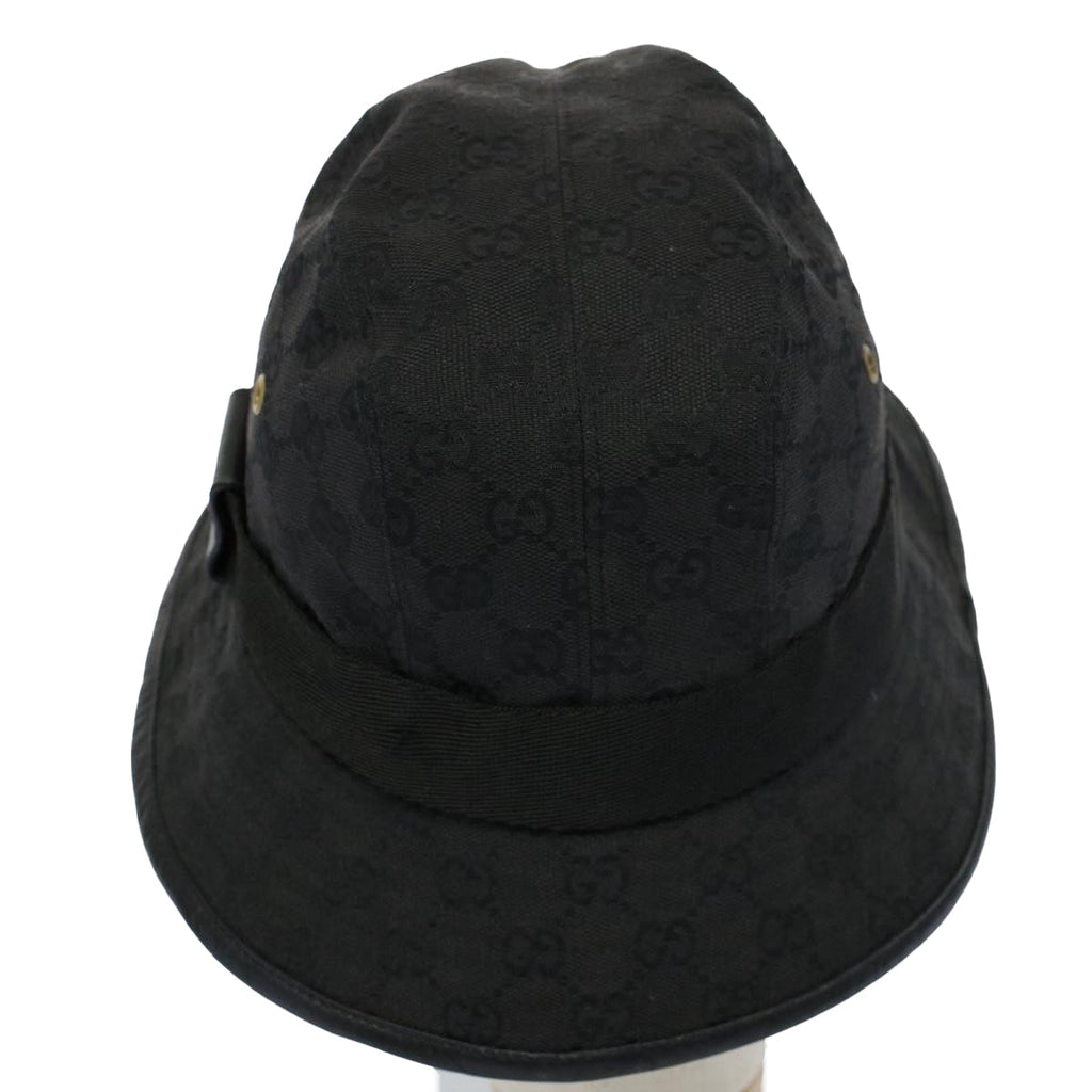 GUCCI GG Canvas Hat XL Black fm2899