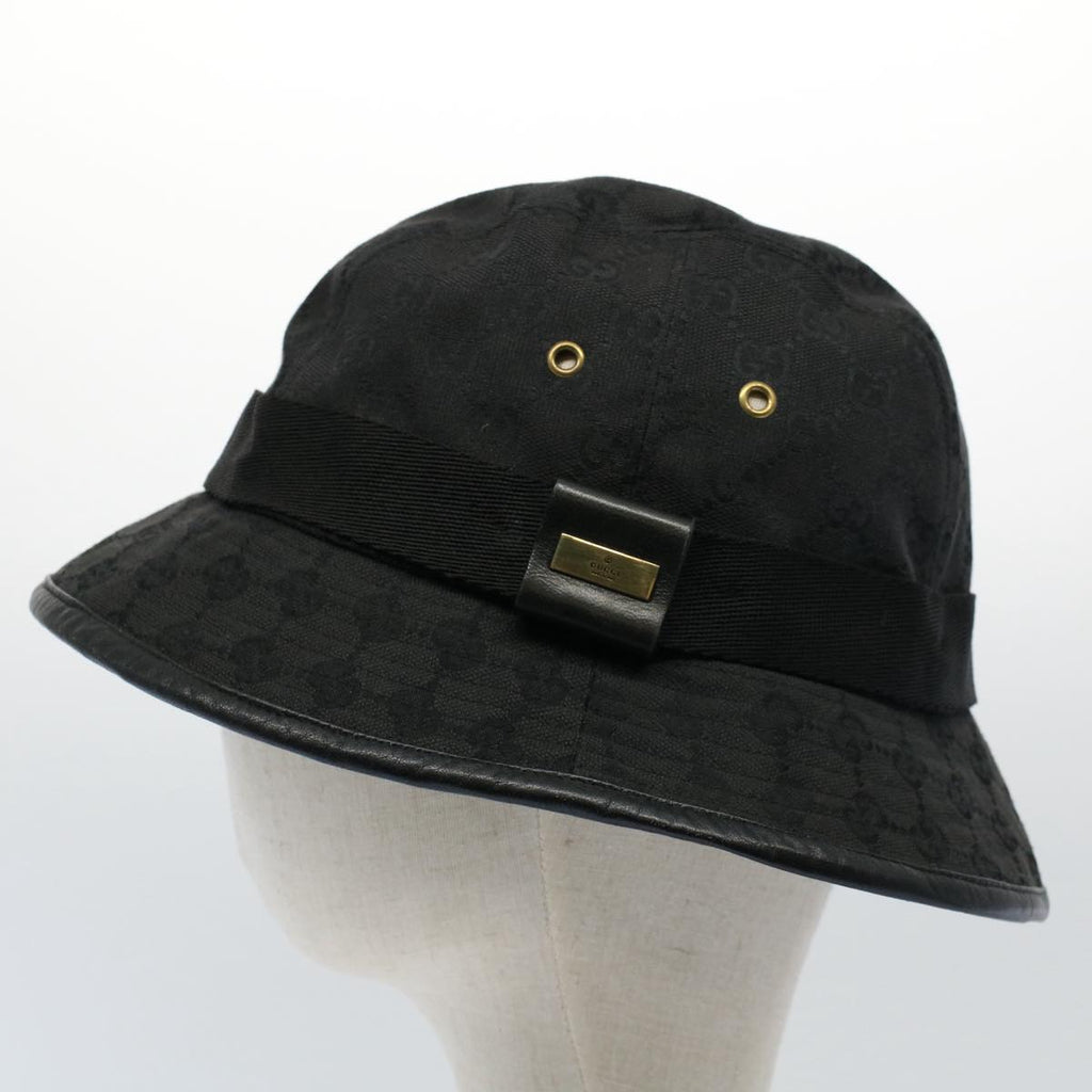 GUCCI GG Canvas Hat XL Black fm2899