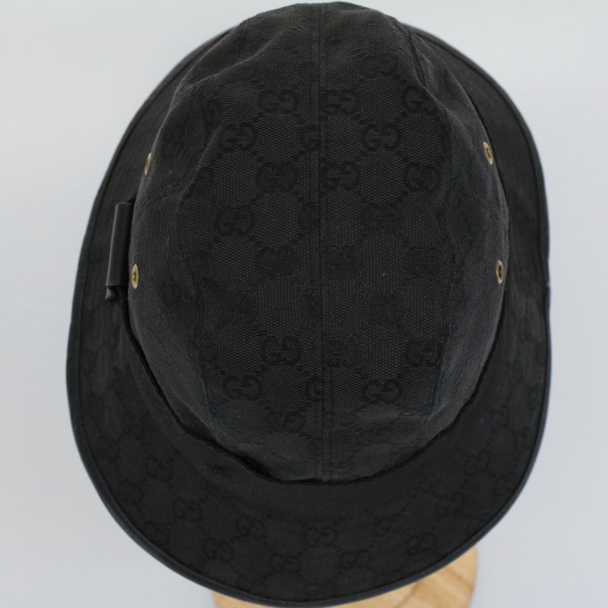 GUCCI GG Canvas Hat XL Black fm2899