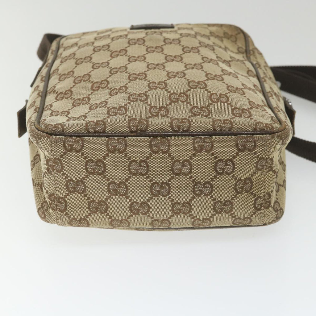 GUCCI GG Canvas Shoulder Bag Beige 122759 fm2942