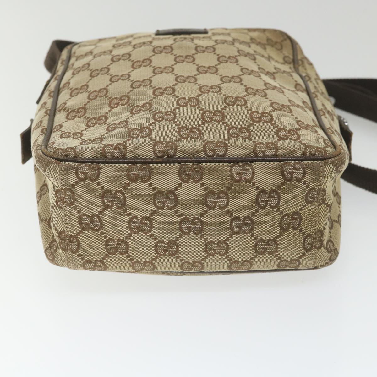 GUCCI GG Canvas Shoulder Bag Beige 122759 fm2942