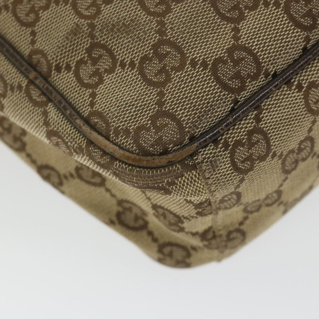 GUCCI GG Canvas Shoulder Bag Beige 122759 fm2942