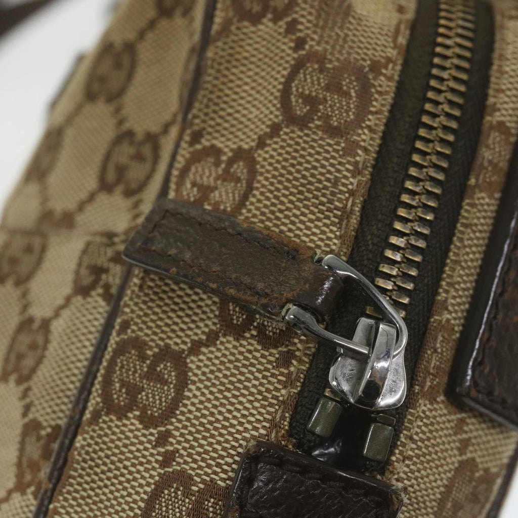 GUCCI GG Canvas Shoulder Bag Beige 122759 fm2942