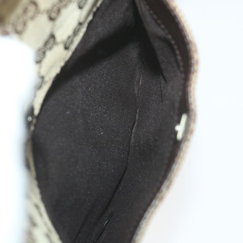 GUCCI GG Canvas Shoulder Bag Beige 122759 fm2942
