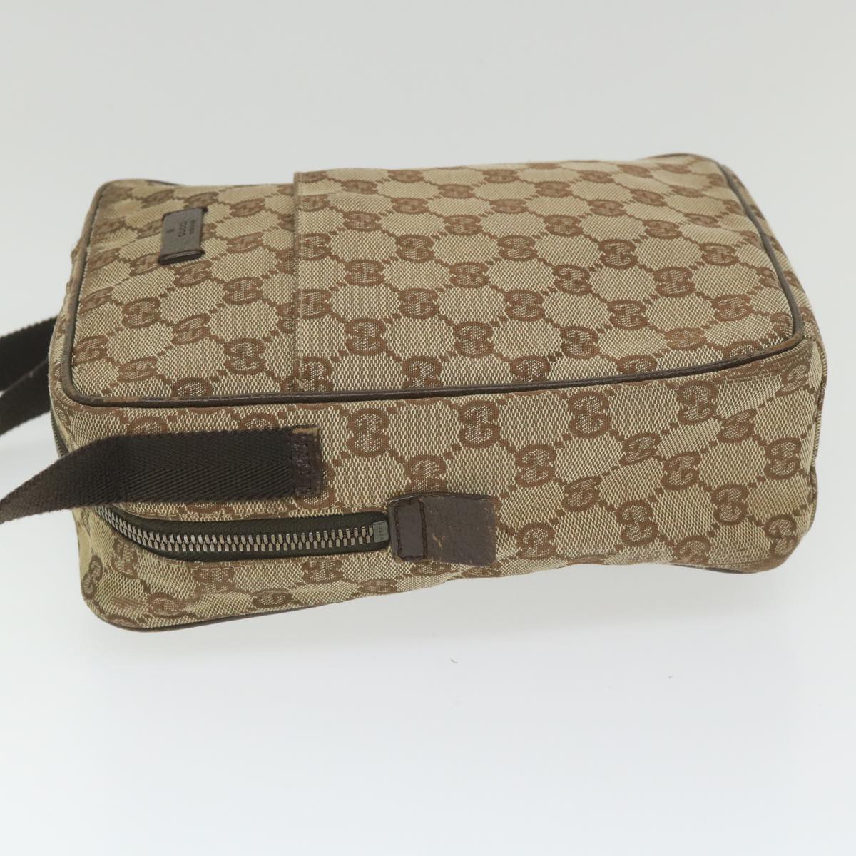 GUCCI GG Canvas Shoulder Bag Beige 122759 fm2942