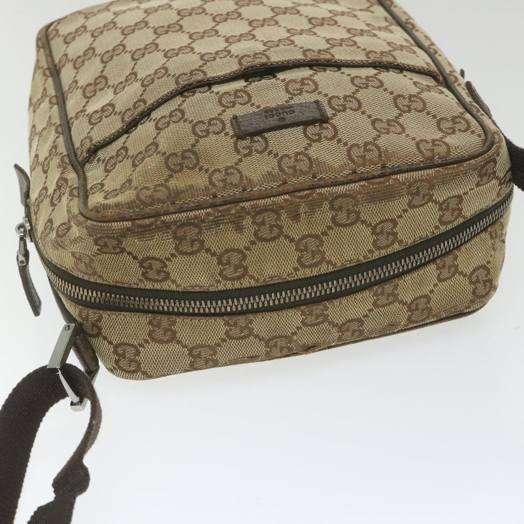 GUCCI GG Canvas Shoulder Bag Beige 122759 fm2942