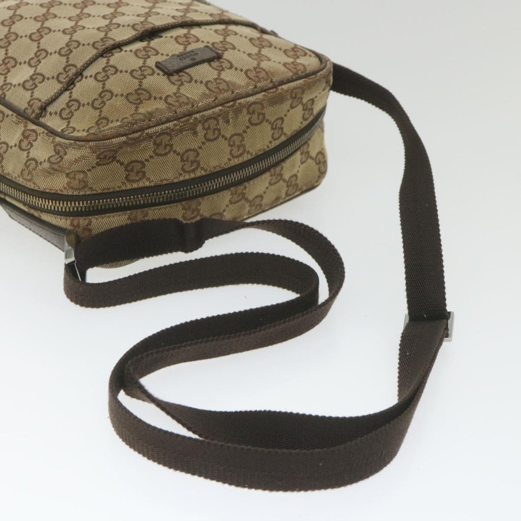 GUCCI GG Canvas Shoulder Bag Beige 122759 fm2942