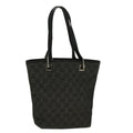GUCCI GG Canvas Tote Bag Black 31244 fm2943