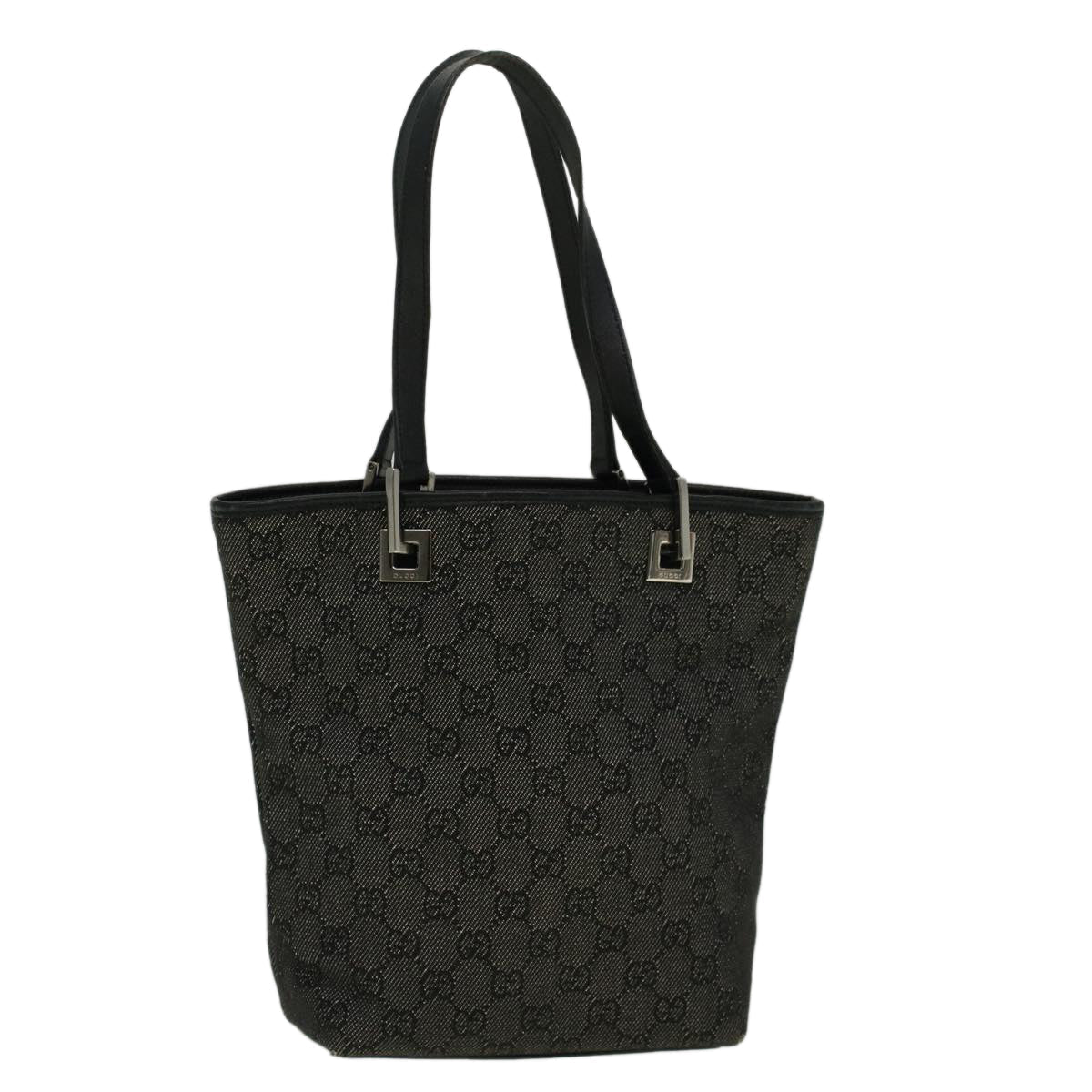 GUCCI GG Canvas Tote Bag Black 31244 fm2943