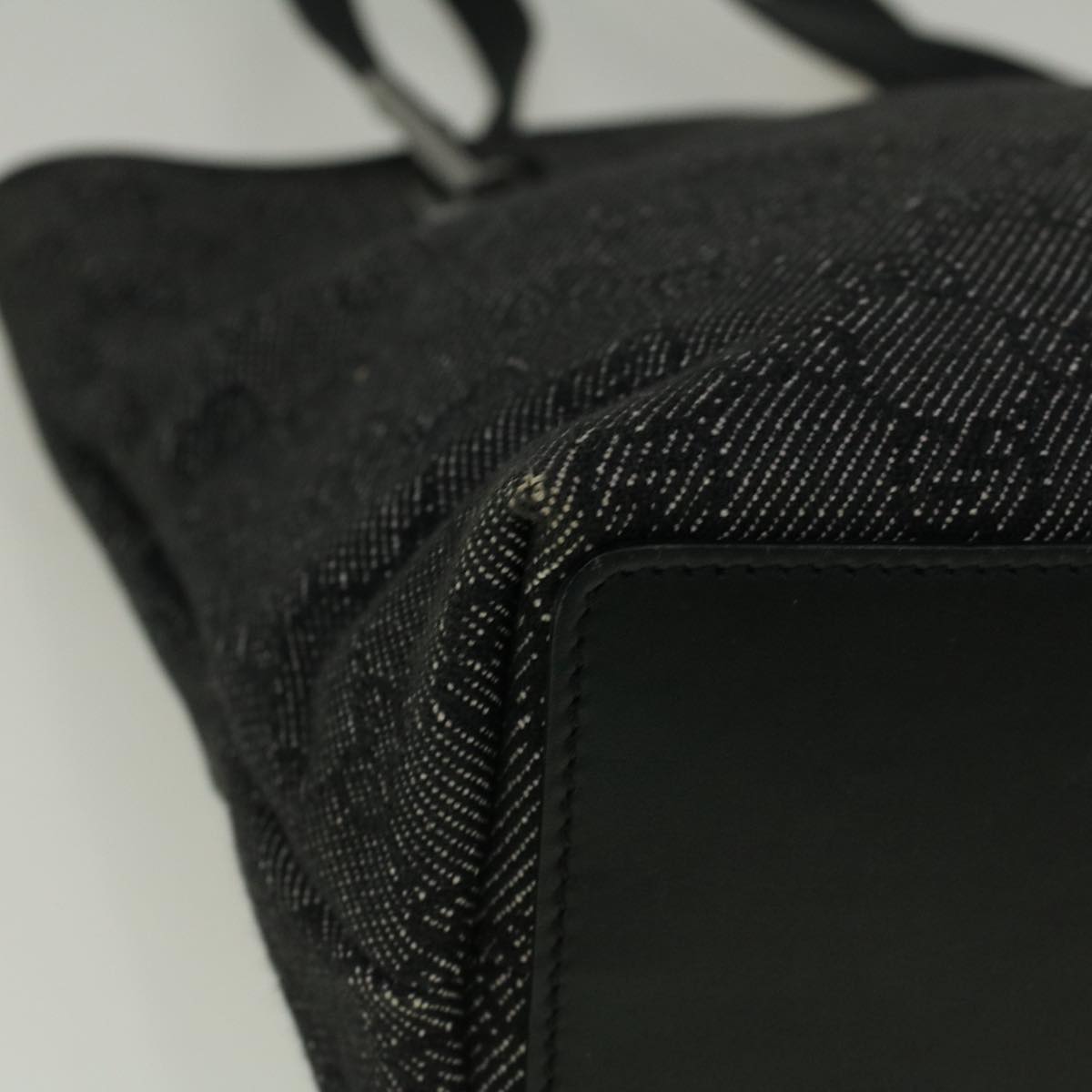 GUCCI GG Canvas Tote Bag Black 31244 fm2943