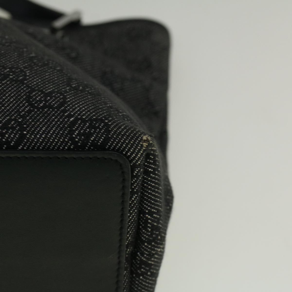 GUCCI GG Canvas Tote Bag Black 31244 fm2943