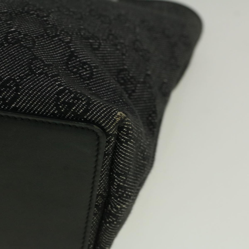 GUCCI GG Canvas Tote Bag Black 31244 fm2943