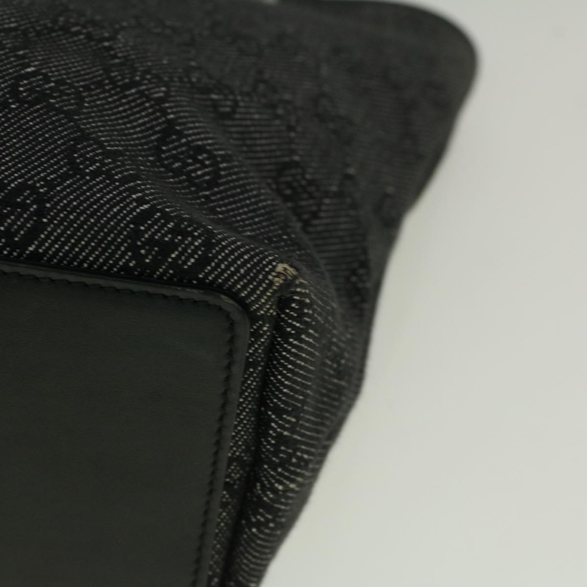 GUCCI GG Canvas Tote Bag Black 31244 fm2943