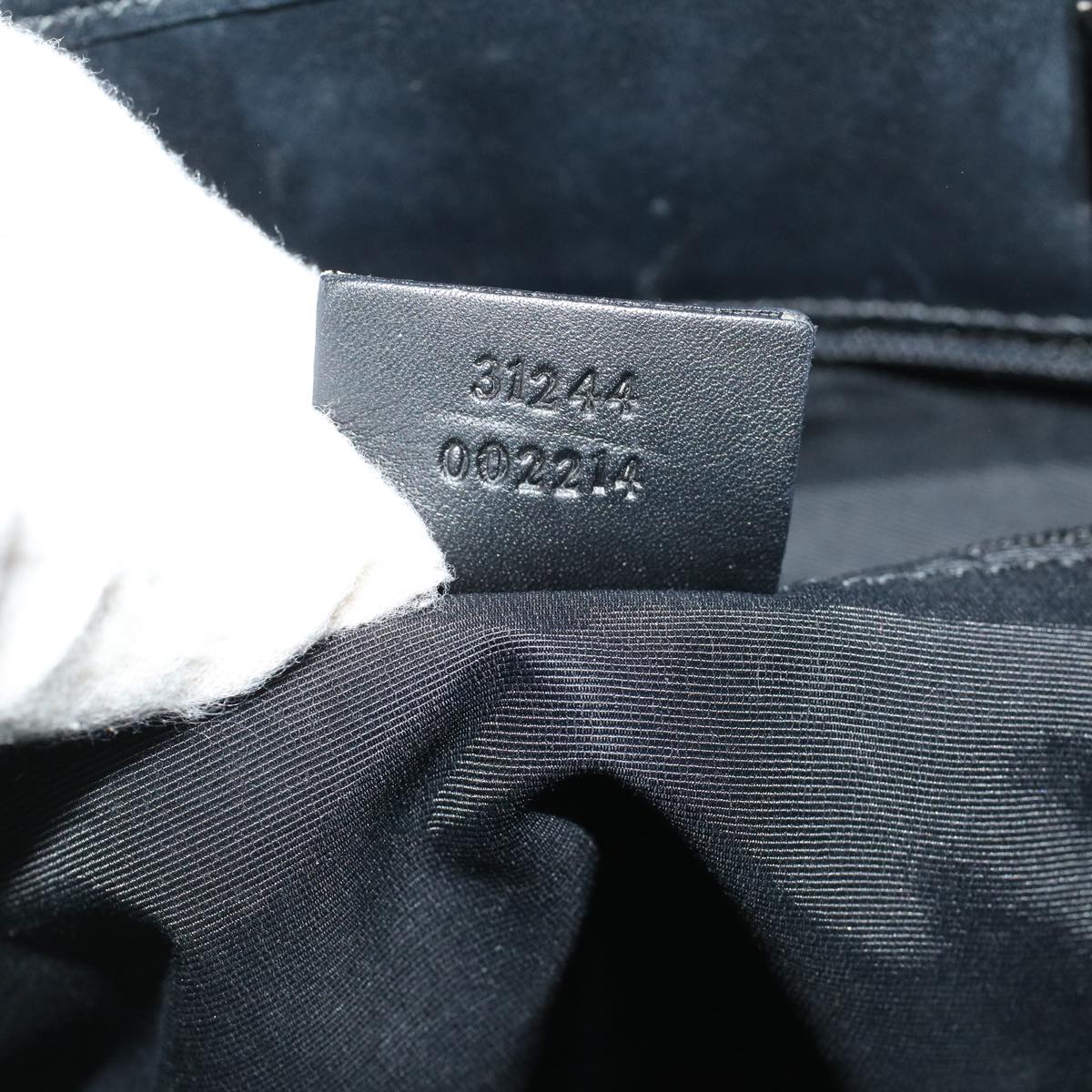 GUCCI GG Canvas Tote Bag Black 31244 fm2943