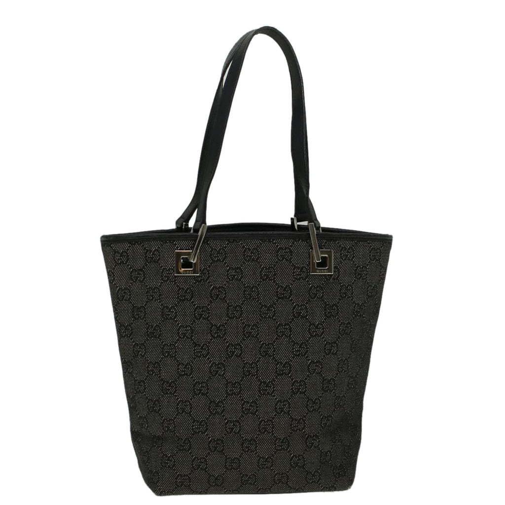 GUCCI GG Canvas Tote Bag Black 31244 fm2943