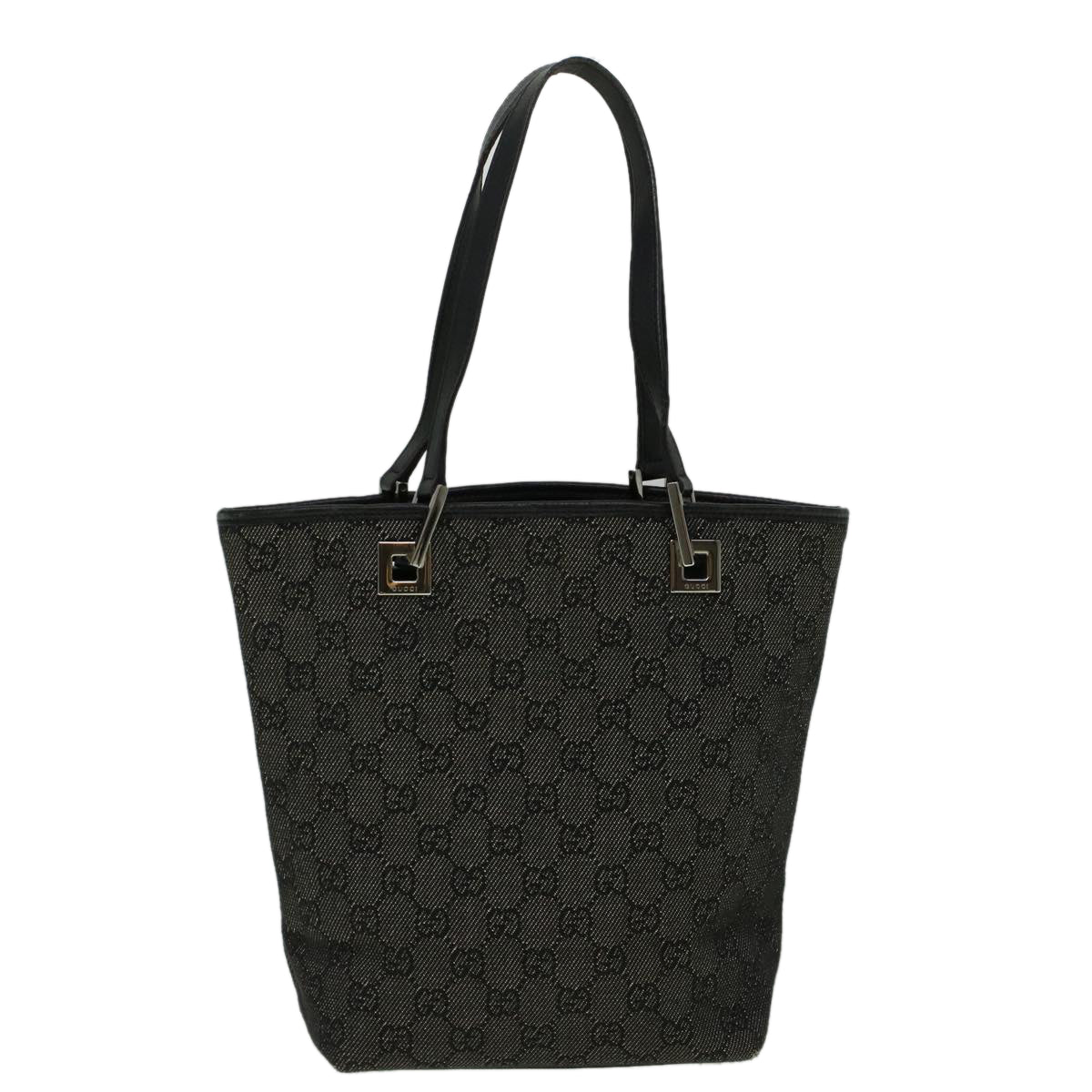 GUCCI GG Canvas Tote Bag Black 31244 fm2943