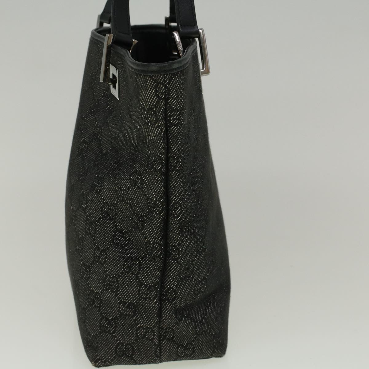 GUCCI GG Canvas Tote Bag Black 31244 fm2943