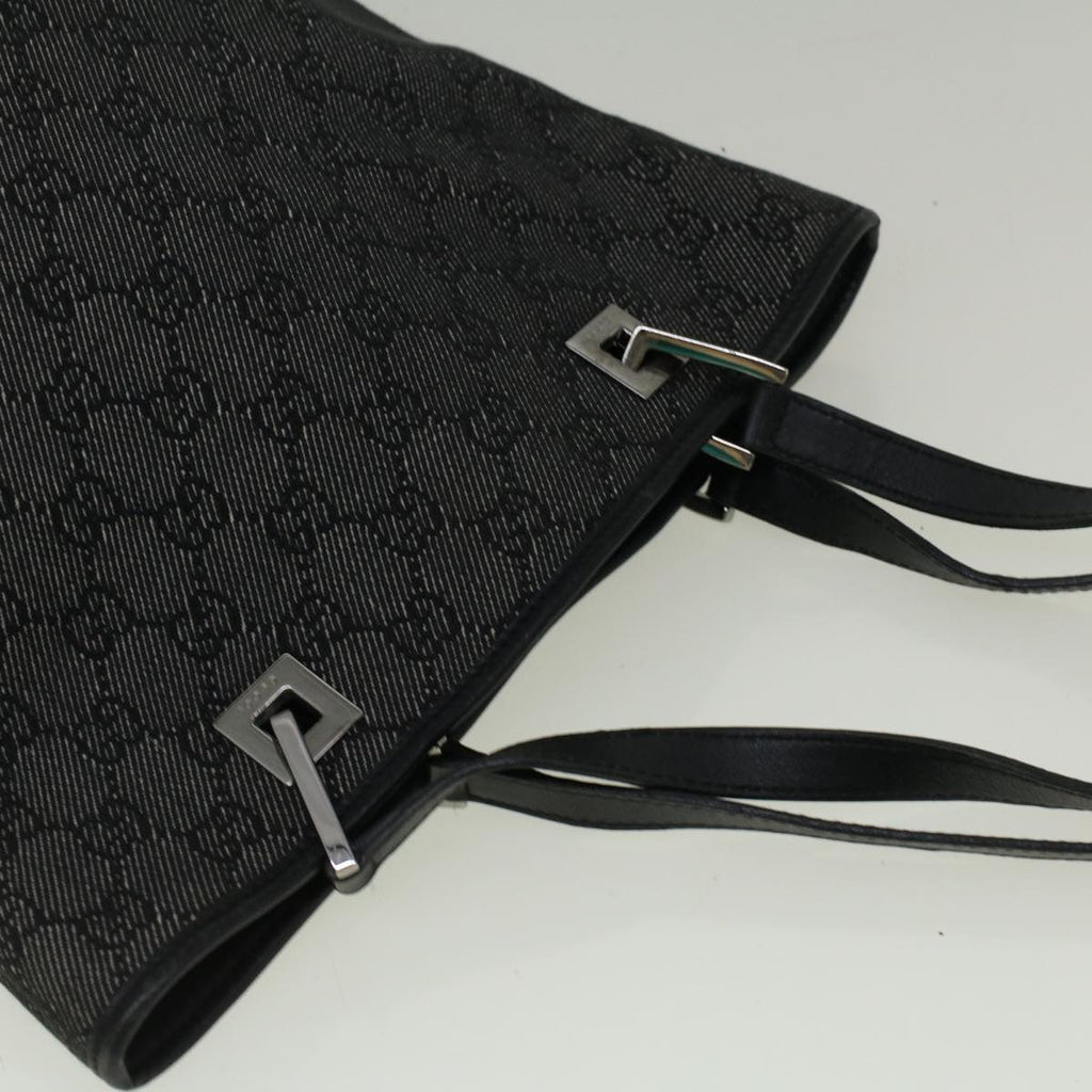 GUCCI GG Canvas Tote Bag Black 31244 fm2943