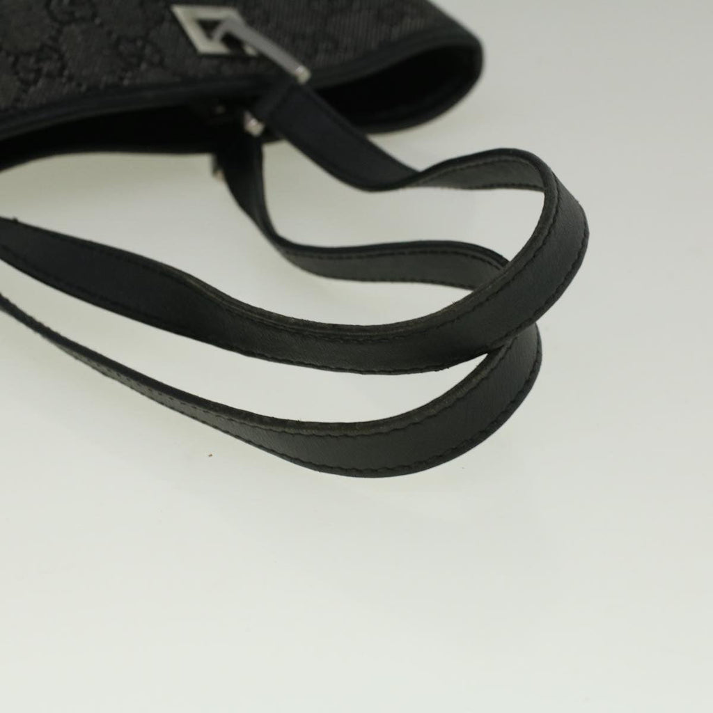 GUCCI GG Canvas Tote Bag Black 31244 fm2943