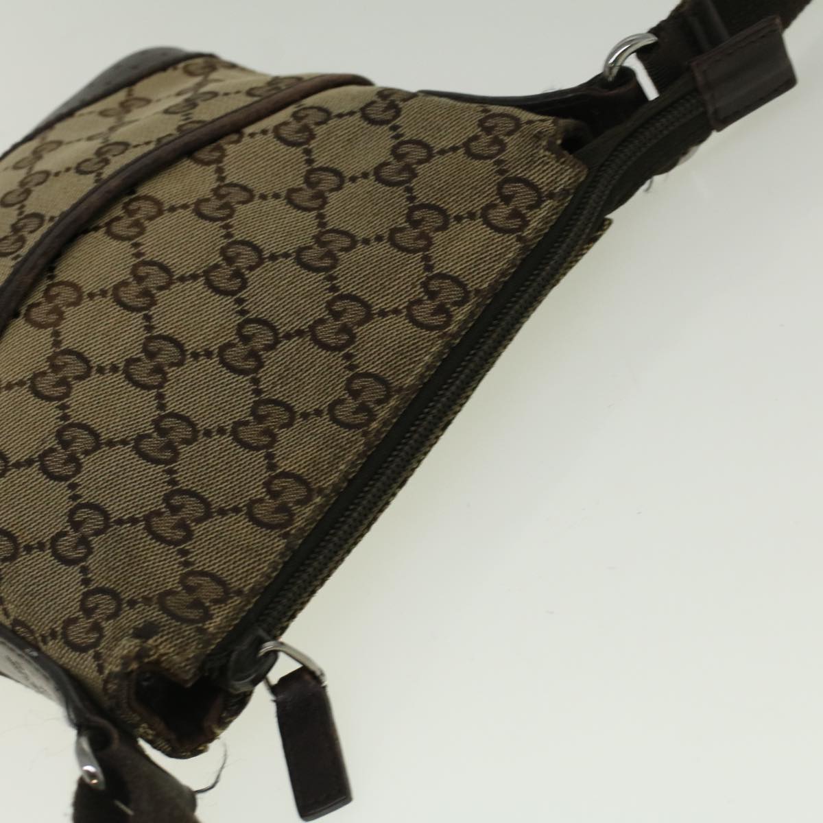 GUCCI GG Canvas Shoulder Bag Beige 1247671 fm2944