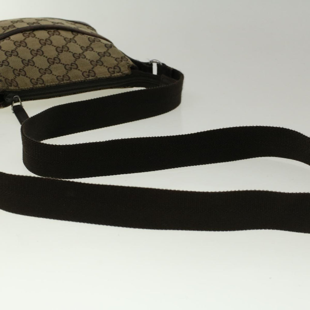 GUCCI GG Canvas Shoulder Bag Beige 1247671 fm2944