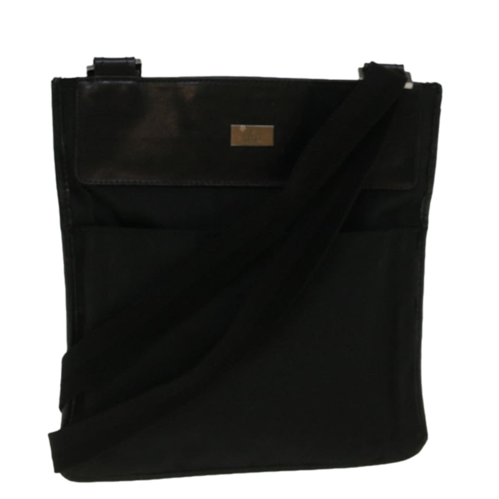 GUCCI Shoulder Bag Nylon Black 27639 fm2945
