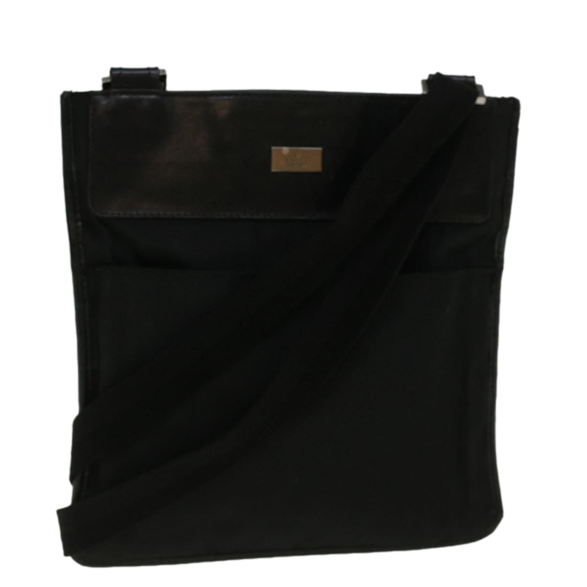 GUCCI Shoulder Bag Nylon Black 27639 fm2945
