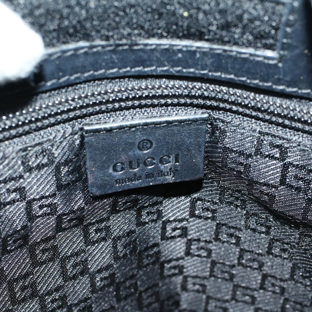 GUCCI Shoulder Bag Nylon Black 27639 fm2945