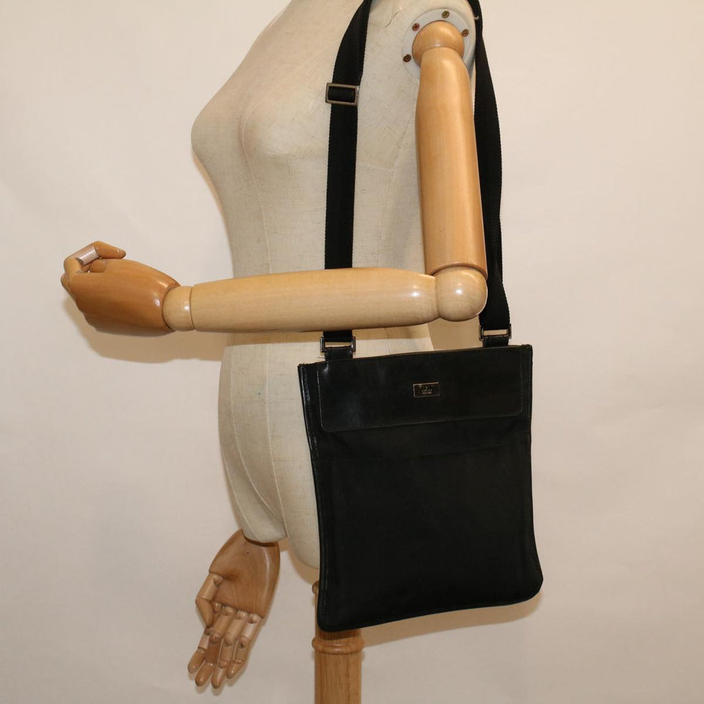 GUCCI Shoulder Bag Nylon Black 27639 fm2945