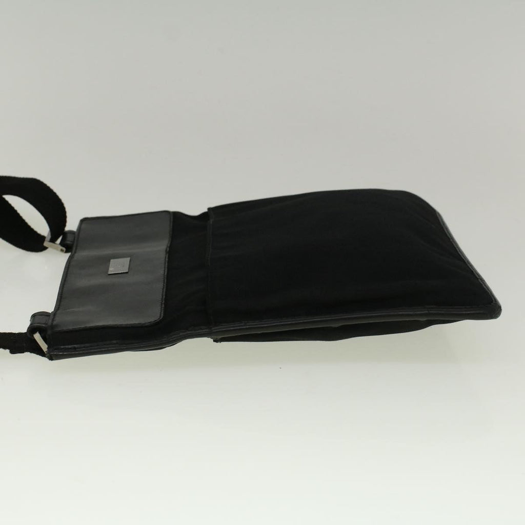 GUCCI Shoulder Bag Nylon Black 27639 fm2945