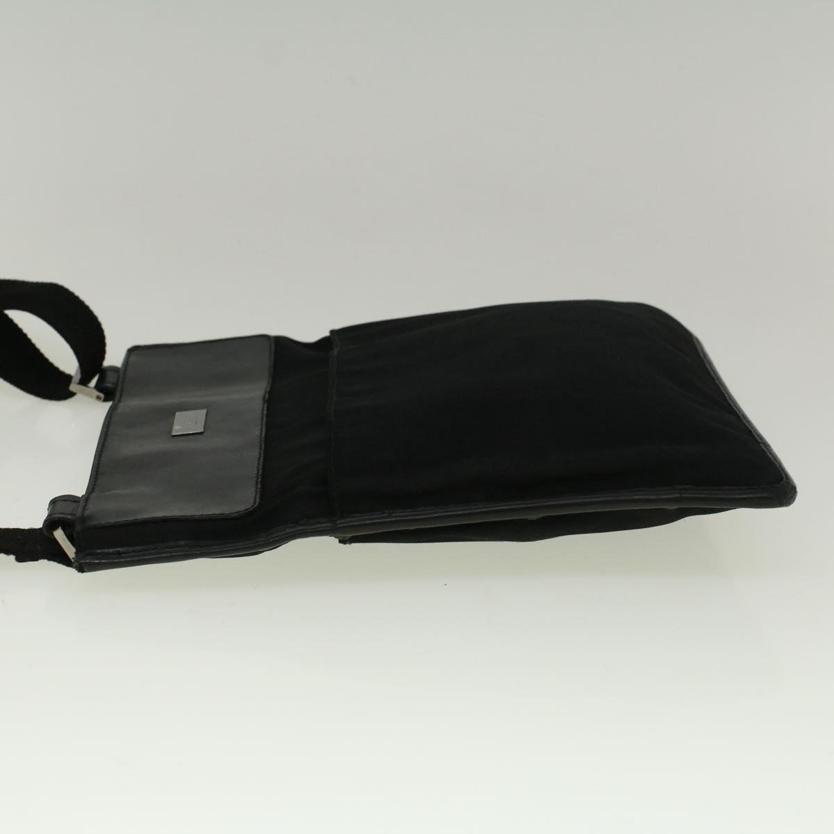 GUCCI Shoulder Bag Nylon Black 27639 fm2945