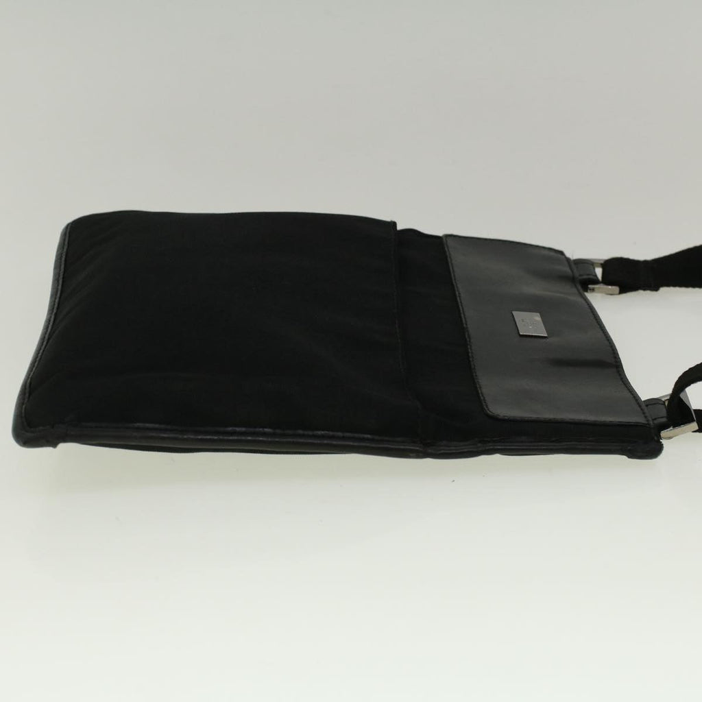 GUCCI Shoulder Bag Nylon Black 27639 fm2945