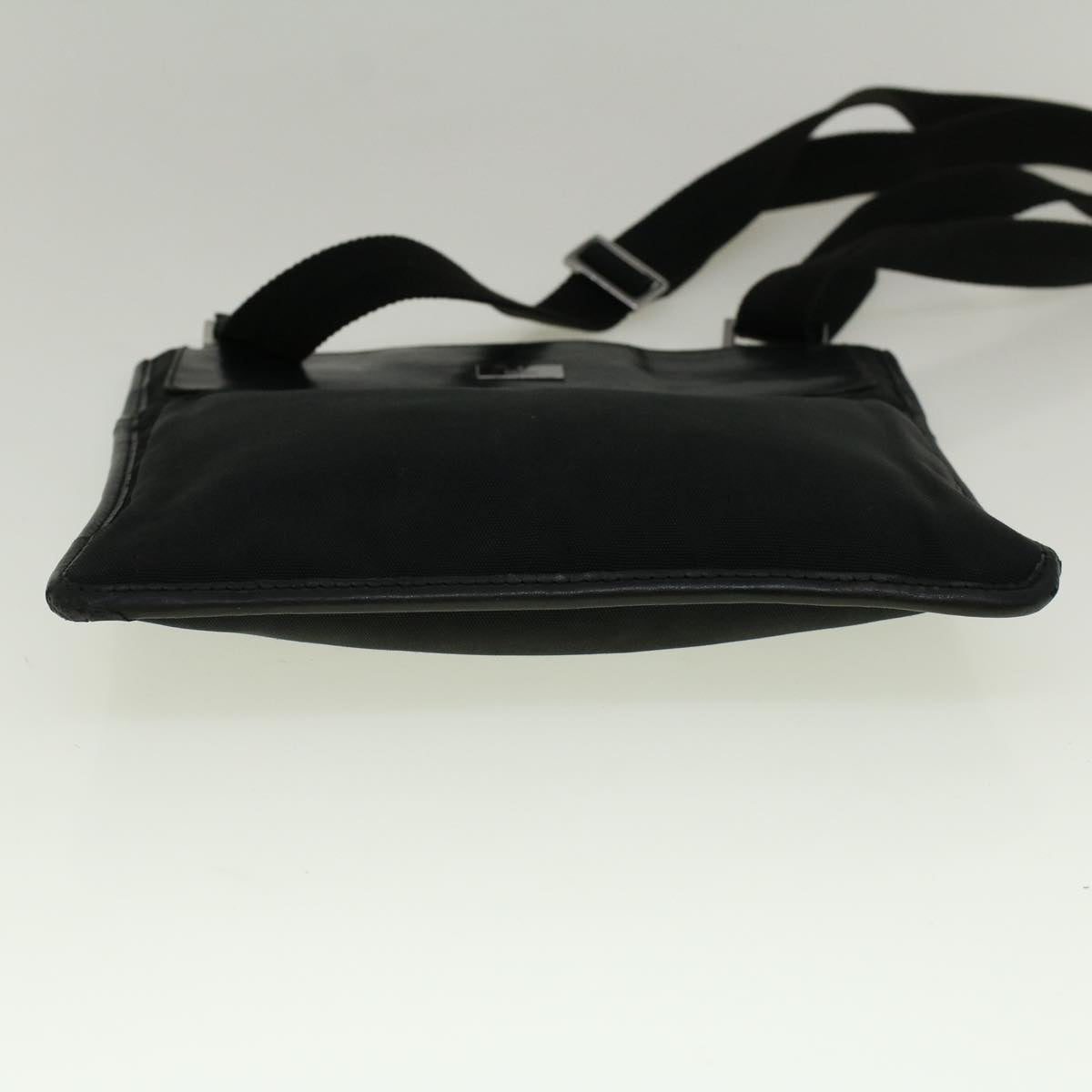 GUCCI Shoulder Bag Nylon Black 27639 fm2945