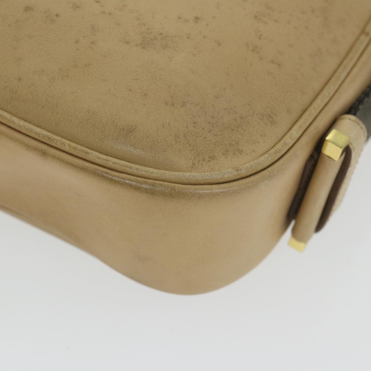GUCCI Jackie Shoulder Bag Leather Beige 92736 fm2983