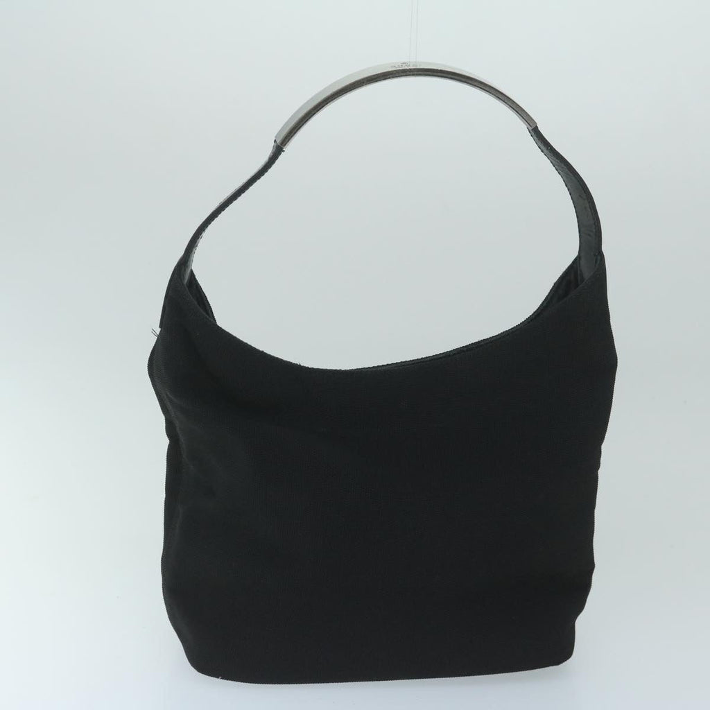 GUCCI GG Canvas Shoulder Bag Canvas 3Set Black Gold fm2984
