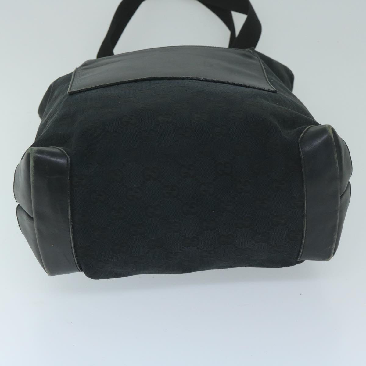 GUCCI GG Canvas Shoulder Bag Canvas 3Set Black Gold fm2984
