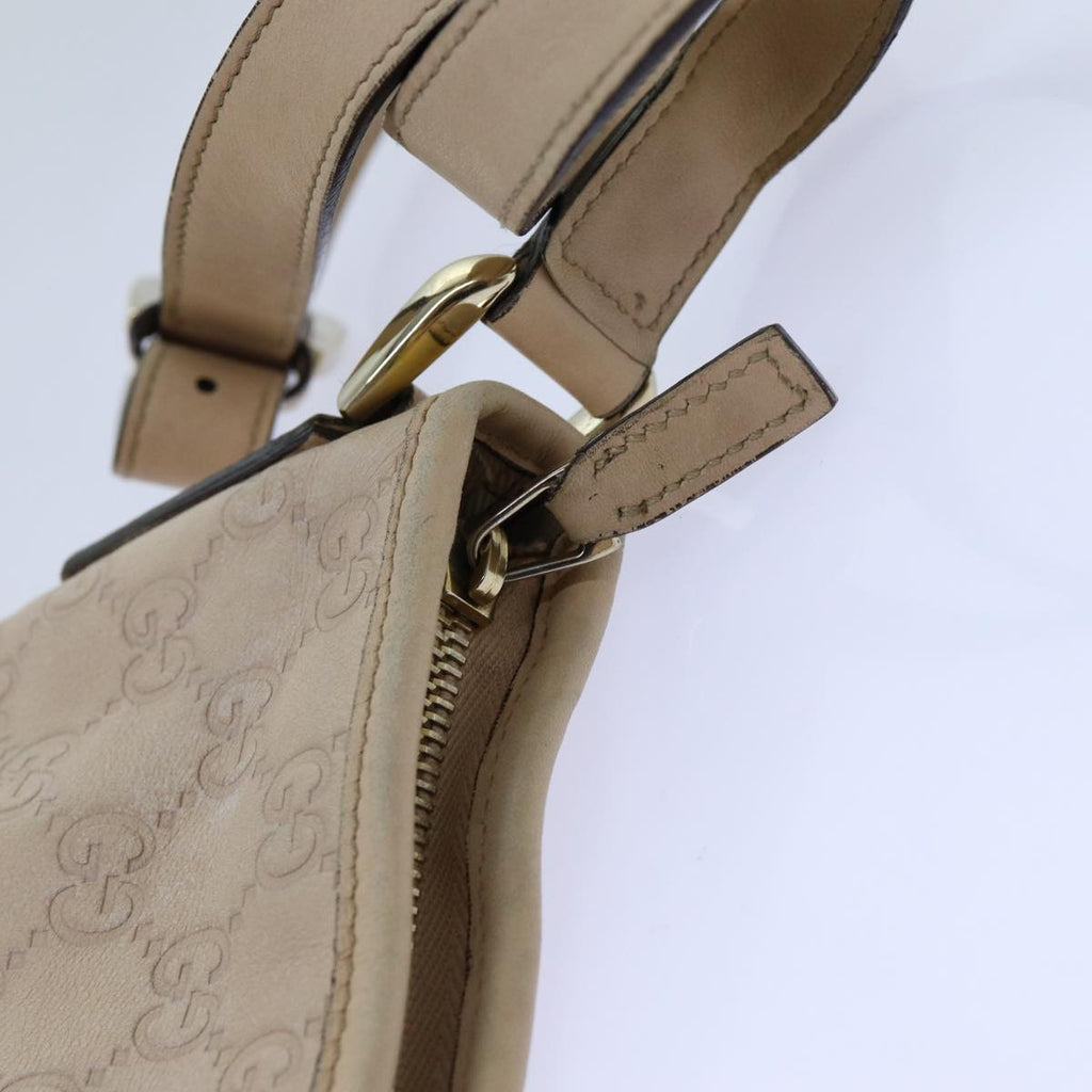 GUCCI GG Canvas Guccissima Abbey Shoulder Bag Beige 131326 fm3354