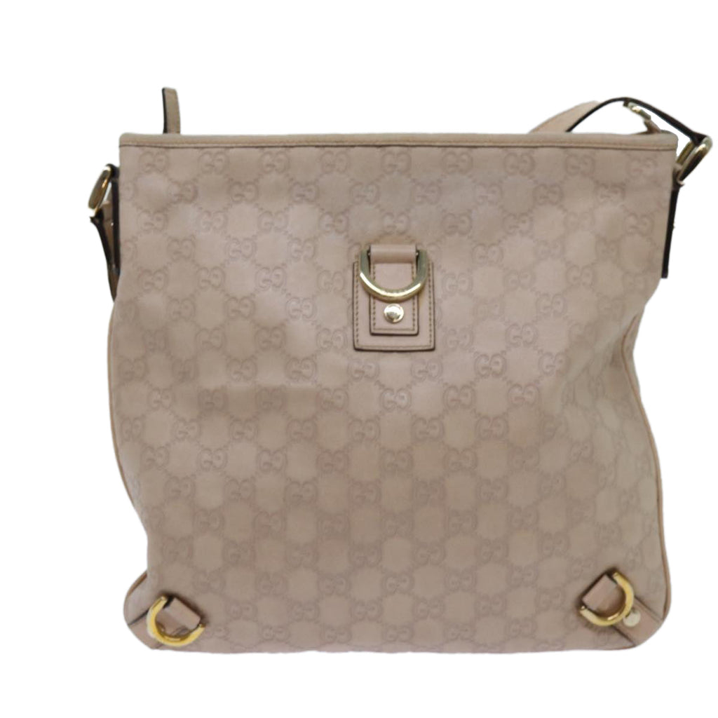 GUCCI GG Canvas Guccissima Abbey Shoulder Bag Beige 131326 fm3354