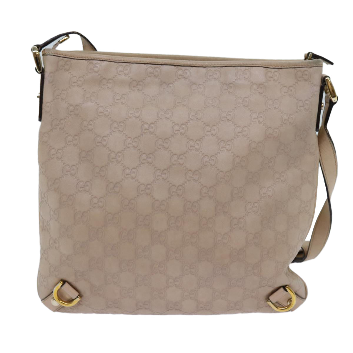 GUCCI GG Canvas Guccissima Abbey Shoulder Bag Beige 131326 fm3354