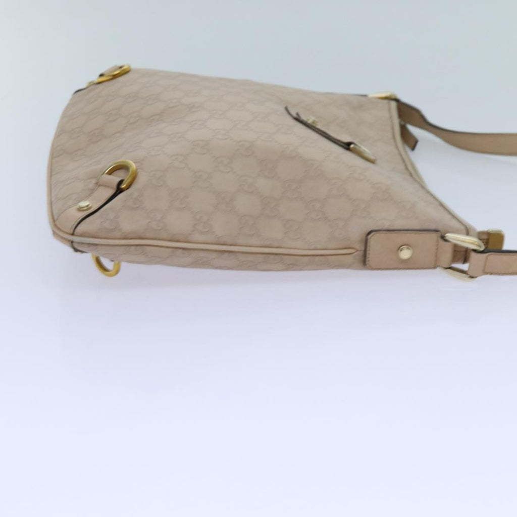 GUCCI GG Canvas Guccissima Abbey Shoulder Bag Beige 131326 fm3354