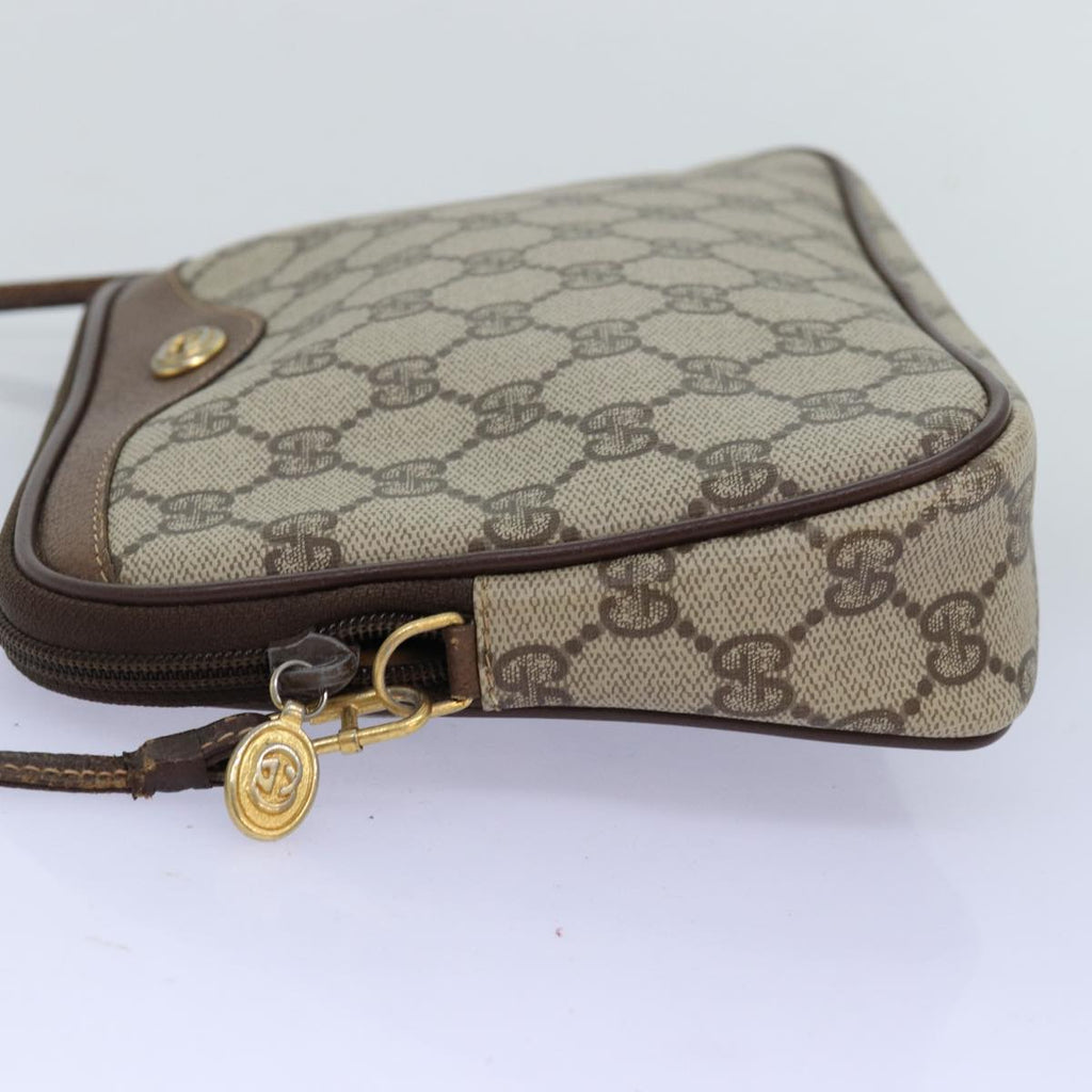 GUCCI GG Supreme Shoulder Bag PVC Beige 97 02 068 fm3411