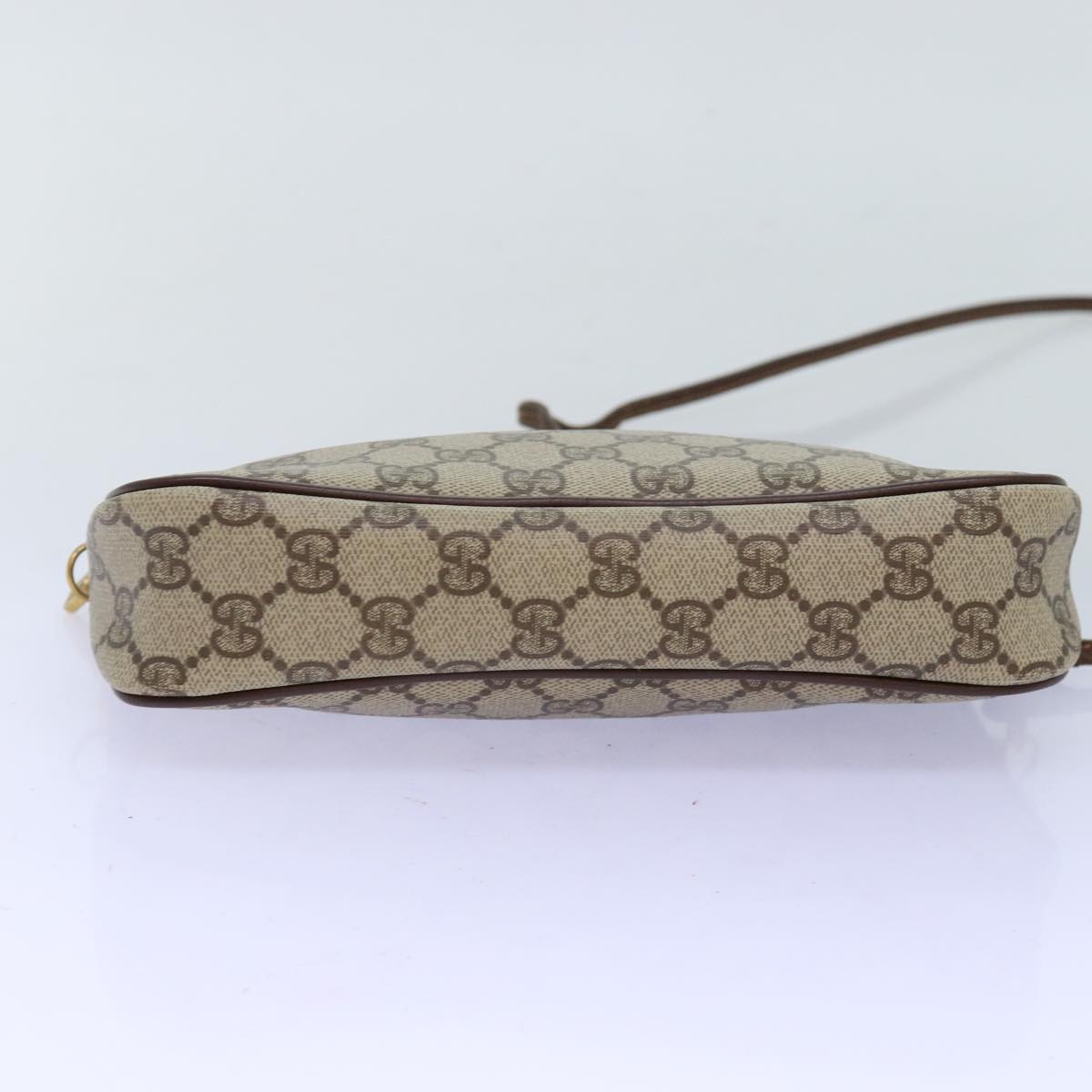 GUCCI GG Supreme Shoulder Bag PVC Beige 97 02 068 fm3411