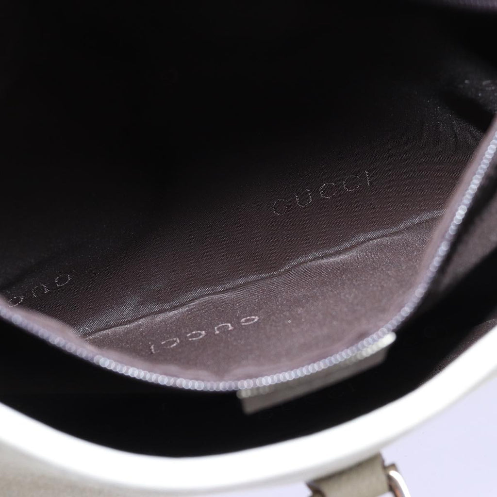 GUCCI Jackie Shoulder Bag Canvas Beige 001 3306 fm3414